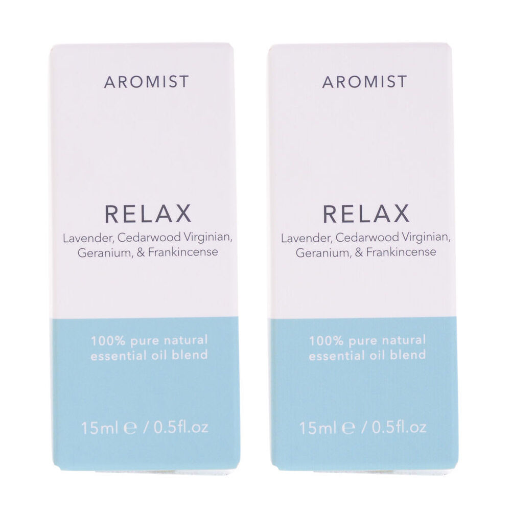 Gibson Gifts Aromist Oil Aromatherapy Scent 15ml Relax For Diffuser/Burner (2 Pack)