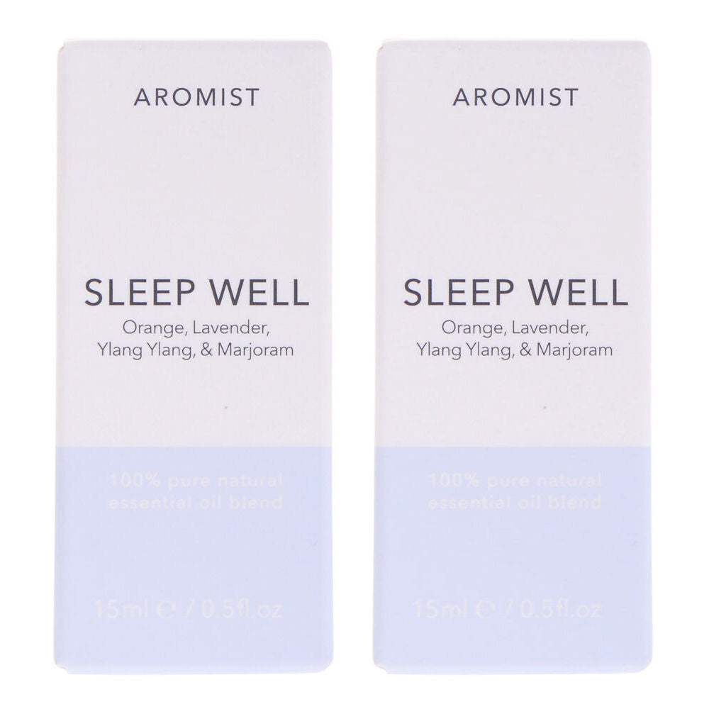 Gibson Gifts Aromist Oil Aromatherapy 15ml Sleep Well For Diffuser/Burner (2 Pack)