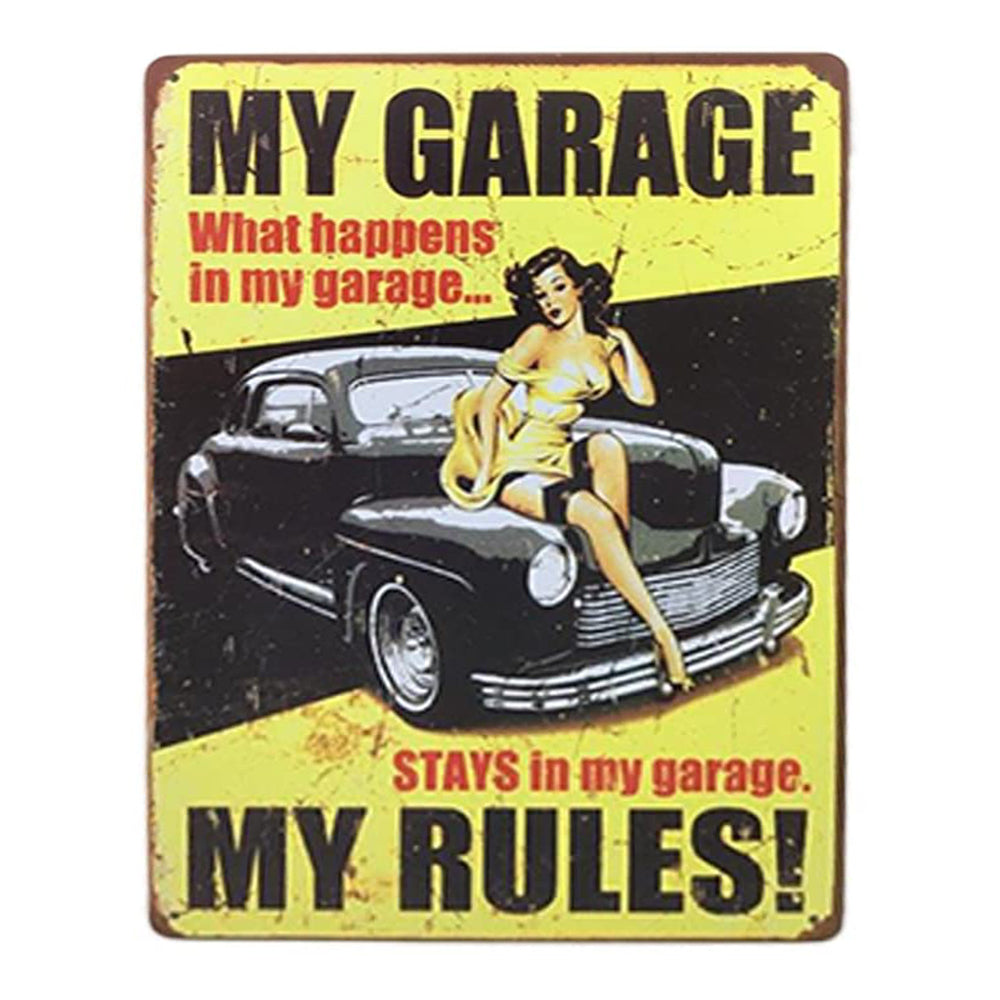 Metal Signs Assorted 20x30cm Home Decor/Decoration Wall Hanging Man Cave (6 Pieces) — image 10