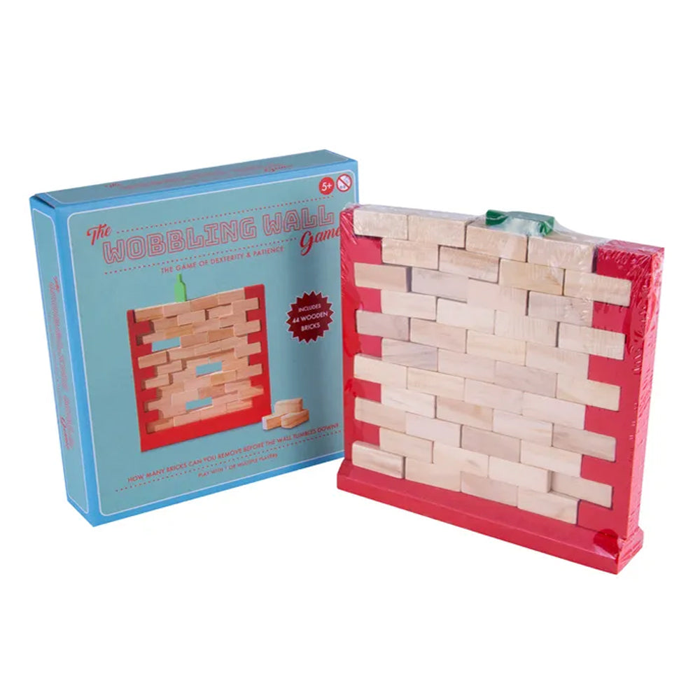 Unbranded The Wobbling Wall 20cm Wooden Brick Game 5y+ Kids/Children Party Strategic Toy