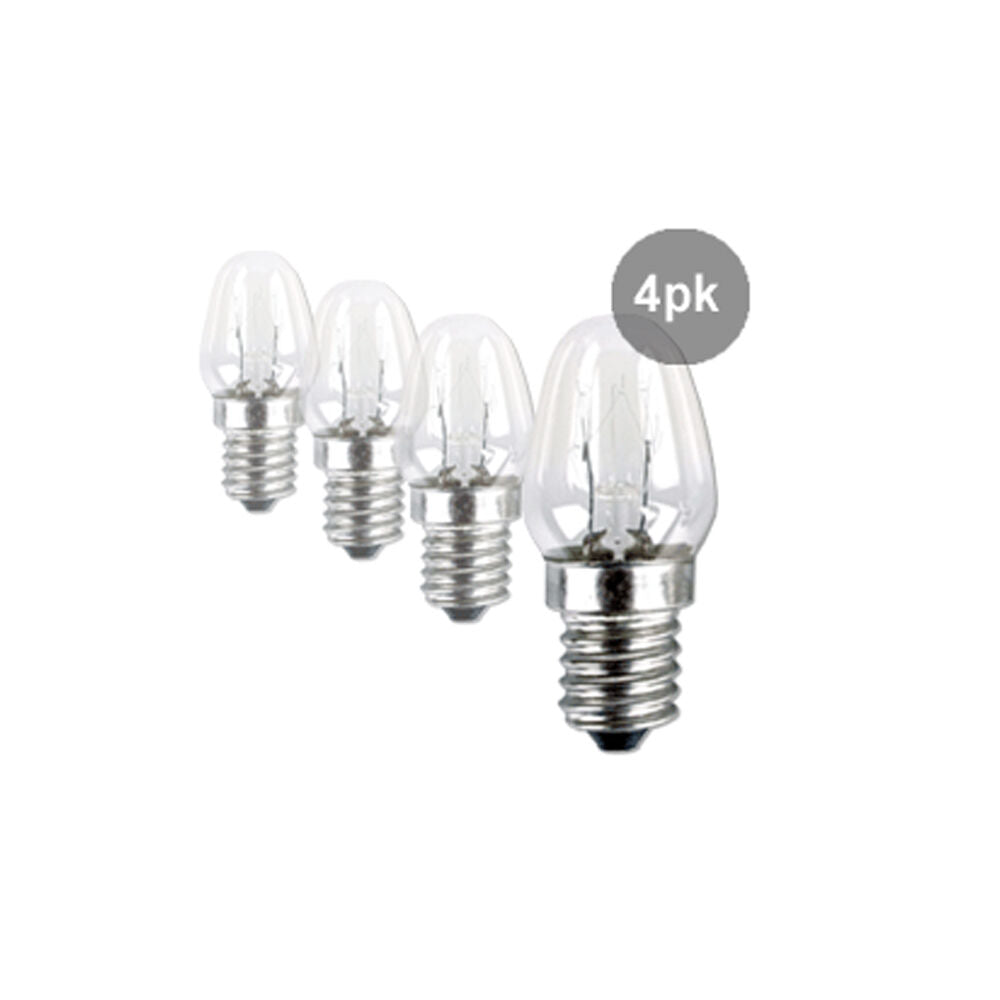 Sansai 4pk 7W/240V E12 Replacement Bulb Clear for Night Light DB-458/DB-459 — image 3