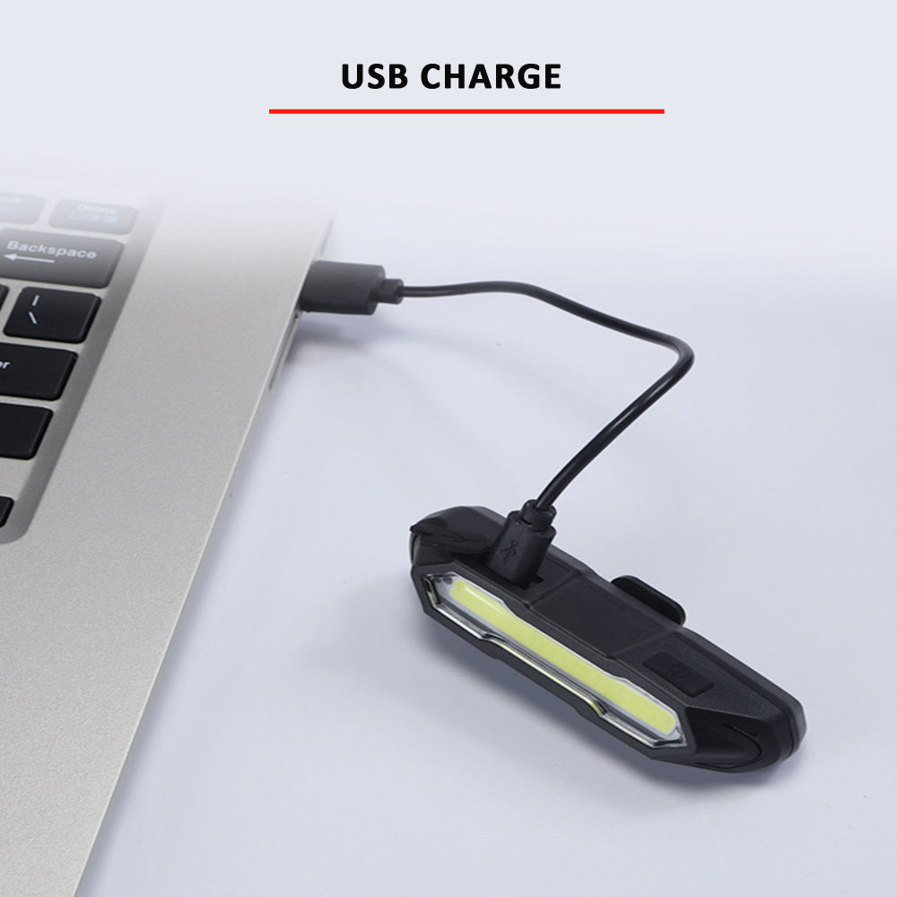 Sansai 9cm USB Rechargeable Bicycle/Bike Tail Light w/ 5 Red/White Modes — image 5