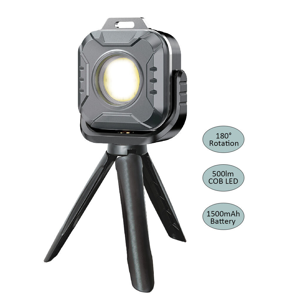Sansai 6.1x5.6x2.8cm Portable Rechargeable Waterproof 6W LED Work Light — image 2