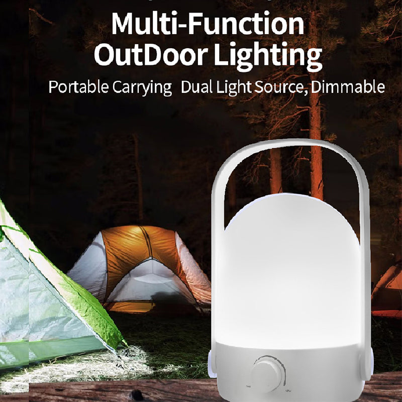 Sansai Portable LED Handle Dual Warm/Cool Camping Light w/ Handle White — image 4