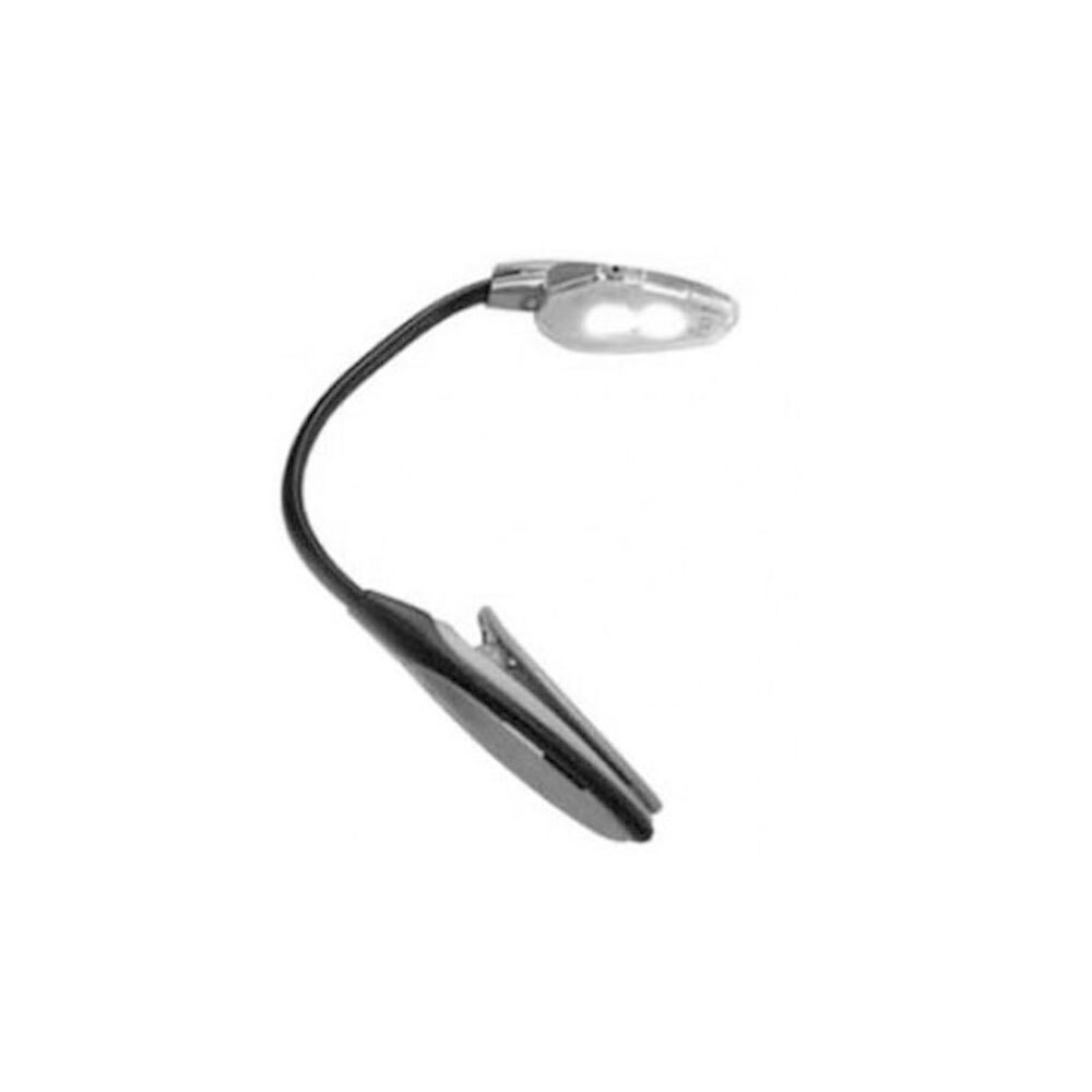 Sansai Portable Travel Flexible Neck Clip-on LED Lamp