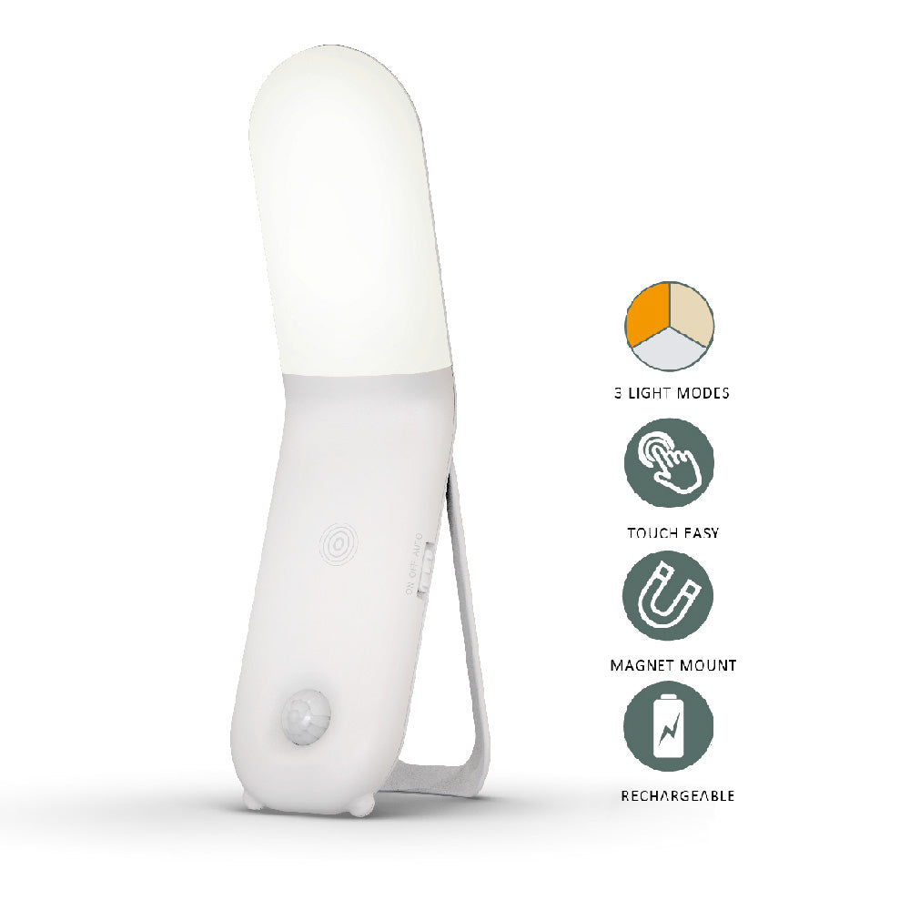 Sansai LED Sensor Touch Light w/ 3 Modes & Dimmable Features 17x4 cm White — image 2