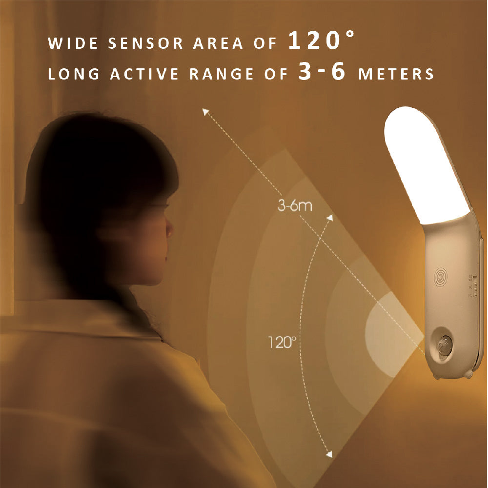 Sansai LED Sensor Touch Light w/ 3 Modes & Dimmable Features 17x4 cm White — image 4