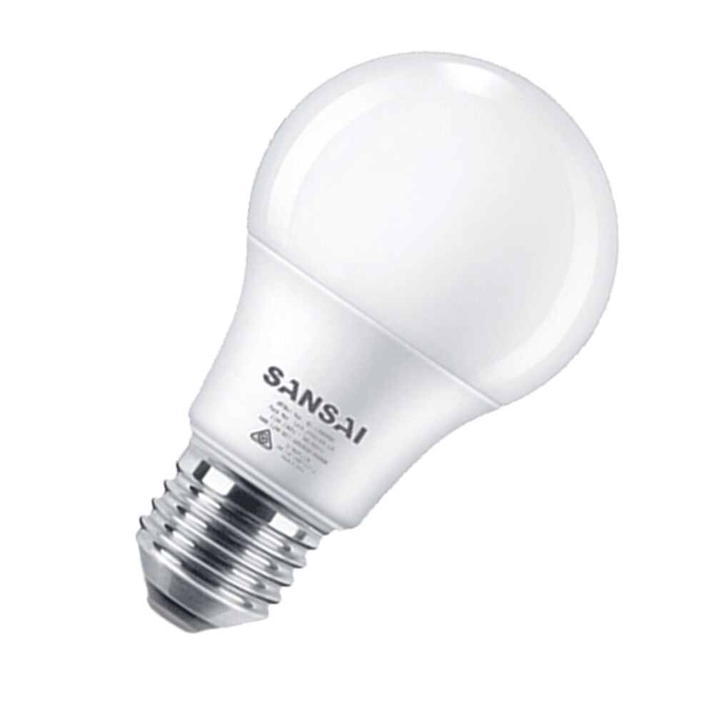 Sansai Home/Office LED 595lm Screw In Light Bulb A60 7W E27 Cool White 6500K — image 3