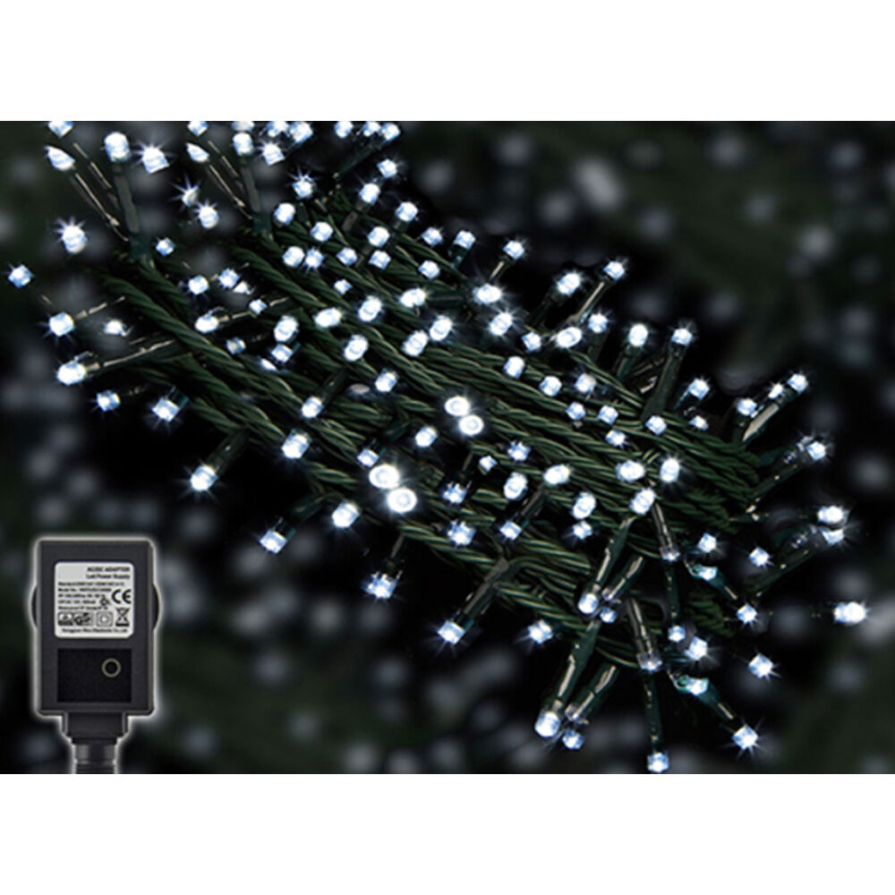 Sansai AC Power Indoor/Outdoor 30m 300 LED String Lights Party/Christmas White — image 3