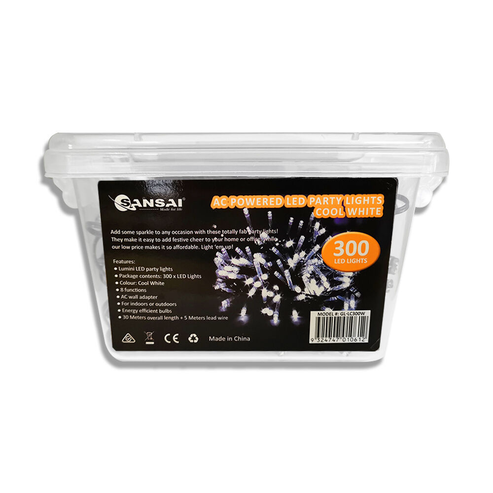 Sansai White AC Power 300 LED String Lights 30m Party/Christmas Indoor/Outdoor — image 2