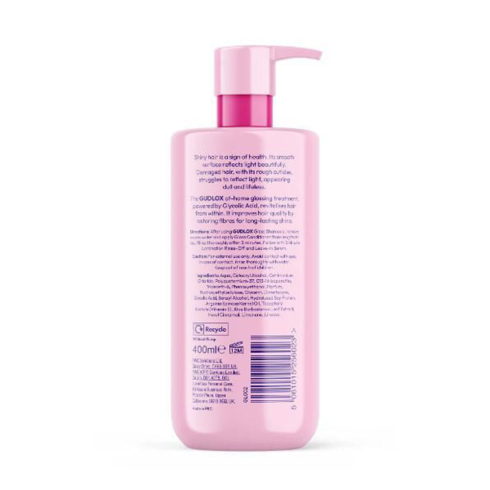 Gudlox 400ml Gloss Glycolic Acid Conditioner For Dull Porous Hair Treatment — image 2