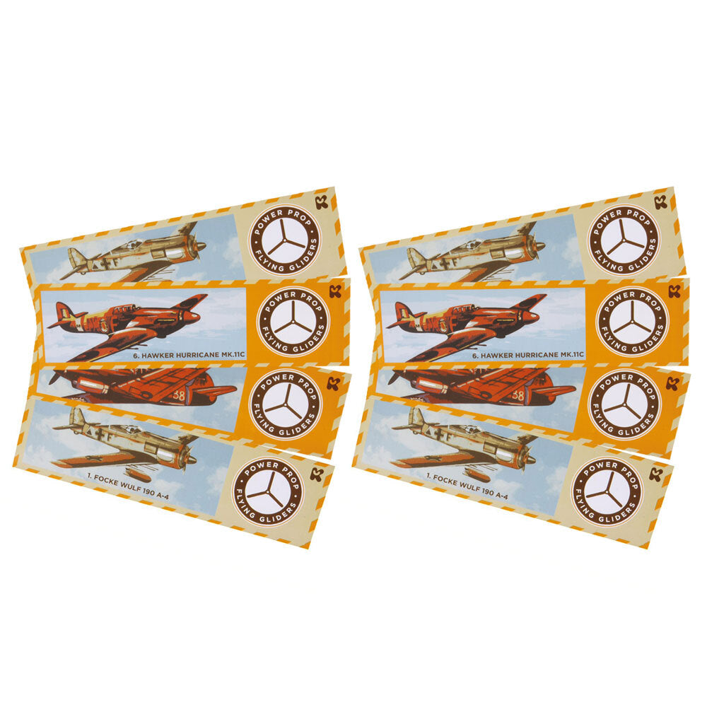 Gliders & Outdoors Small Poly Gliders 24cm Play Games Toy Kids 3y+ Assorted (8 Pack)