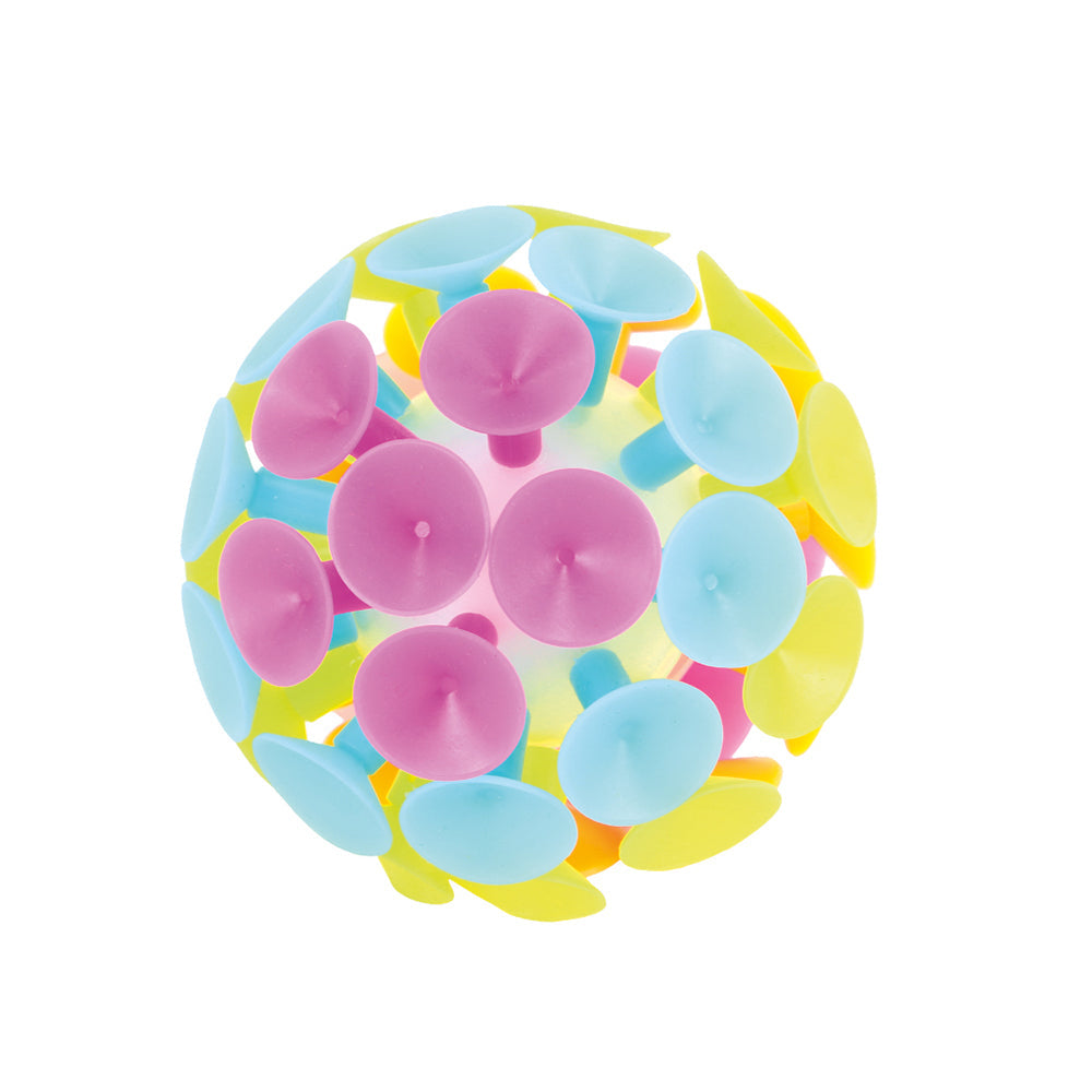 Fumfings 8cm Light Up Sucker Sticky Suction Ball Kids Play Fun Game Toy 3y+