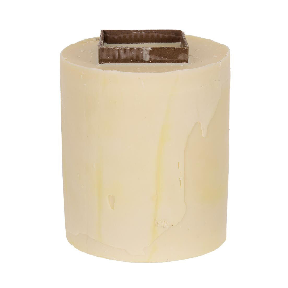 Eco Fuego Natural Coloured Finish Outdoor Garden Wax Candle Refil For Fire Pit