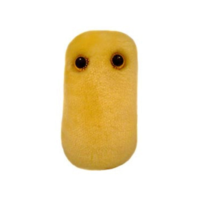 Giant Microbes Cough Human Biology Soft Plush Cuddle Stuffed Toy Yellow (2 Pack) — image 2