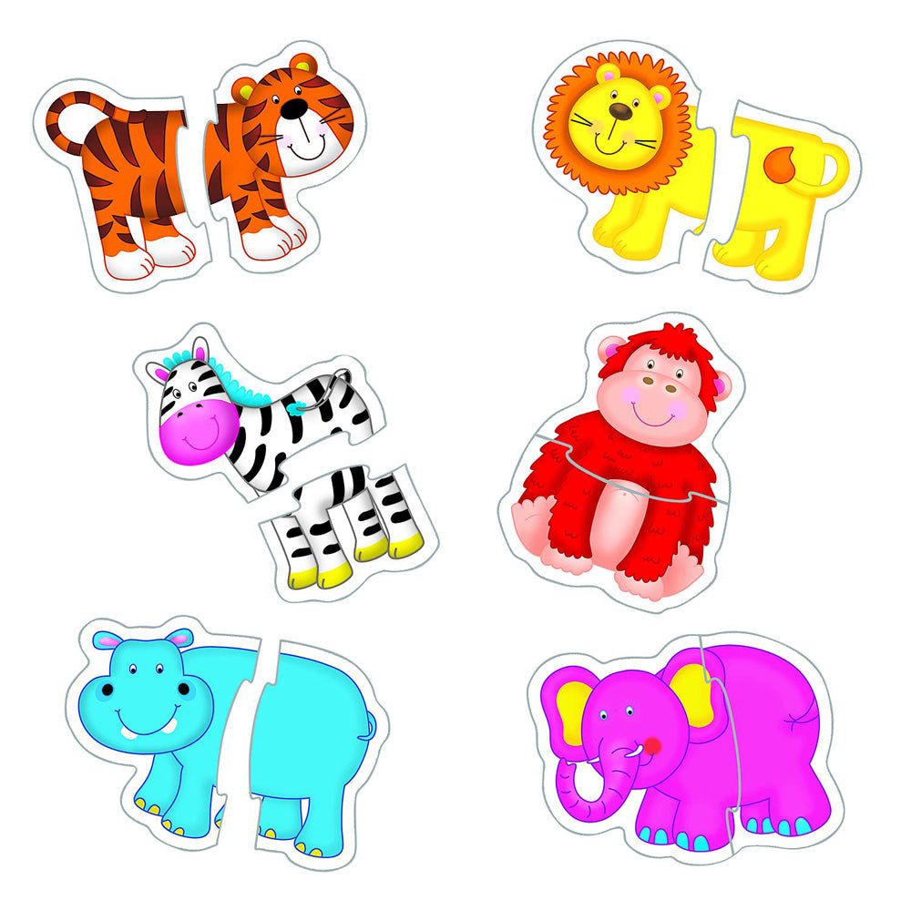 Galt Baby Jigsaw Puzzles Jungle Learning Game Early Leanring Toy 18m+ (2 Pieces) — image 2