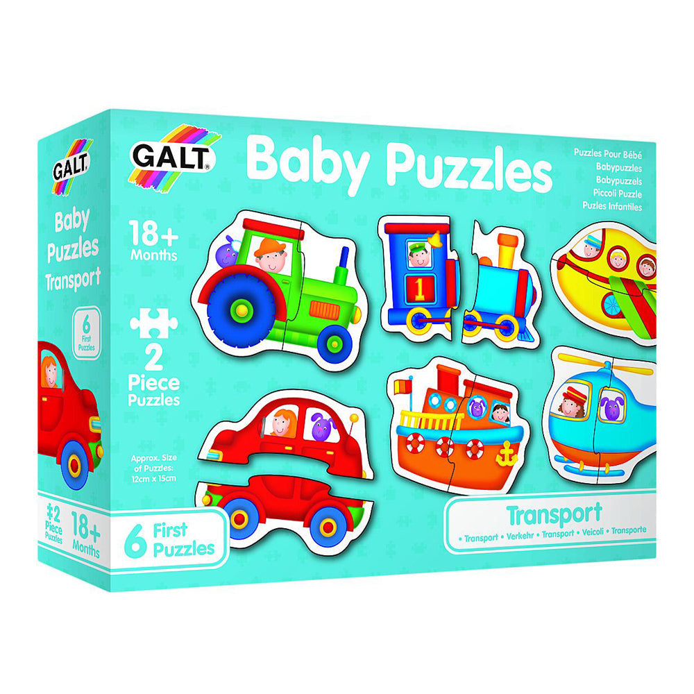 Galt Baby Puzzles Dinosaurs/Transport Learning Game Kids/Childrens Toy 18m+ (4 Pieces) — image 2