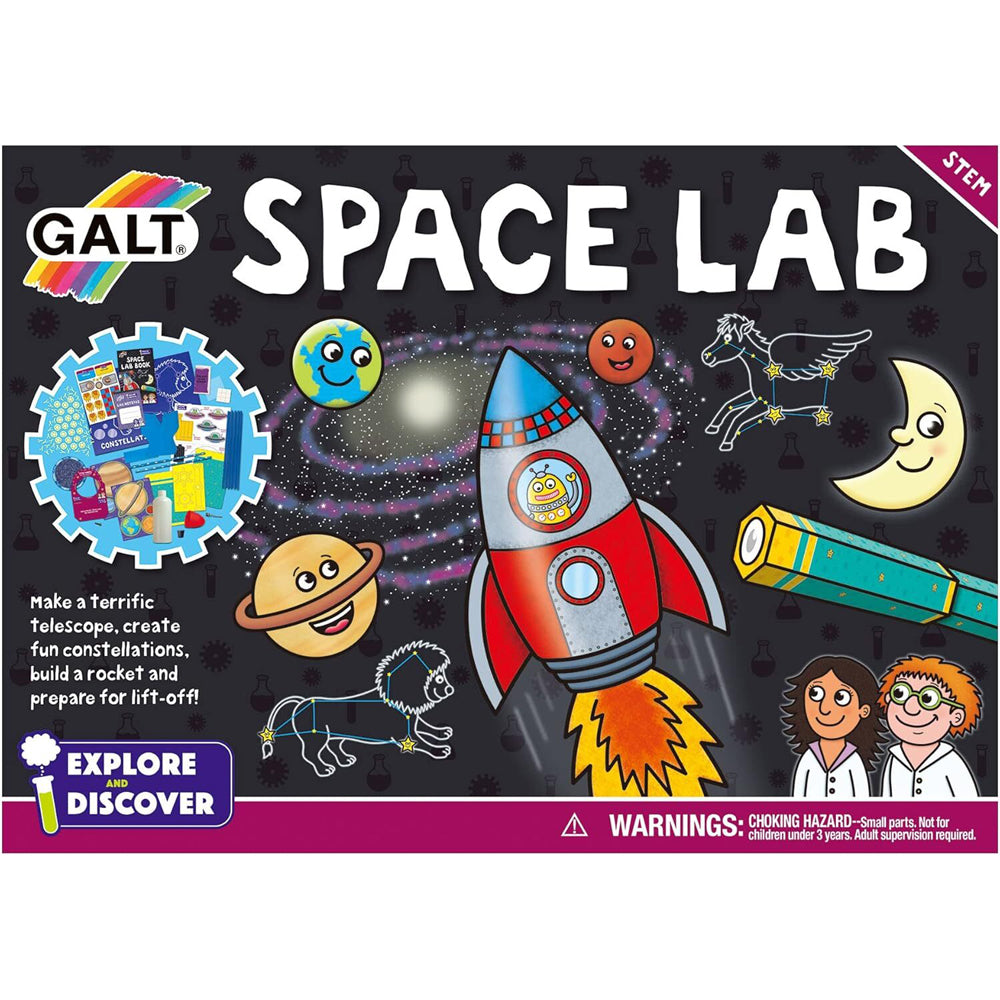 Galt Space Lab Kids/Childrens STEM Science/Discovery Activity Kit Playset 5y+