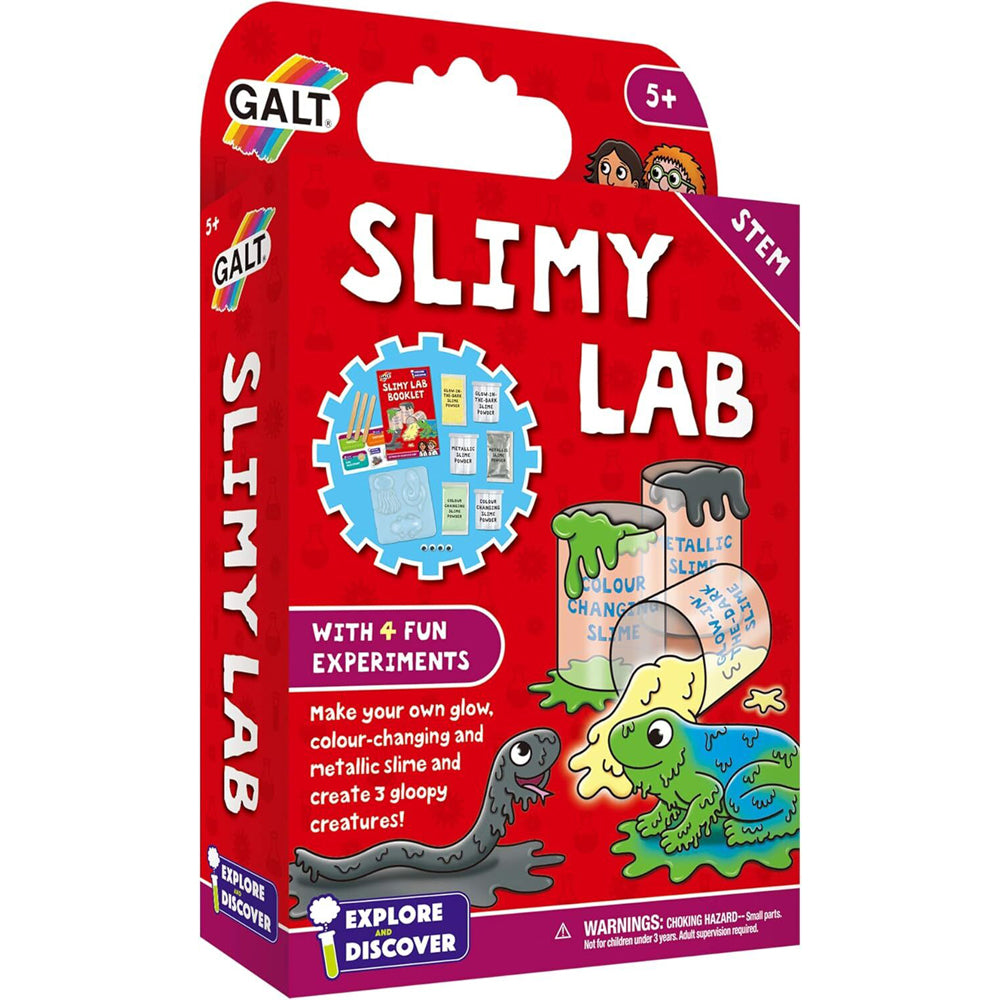 Galt Slimy Lab Kids/Childrens STEM Science/Discovery Activity Kit Playset 5y+