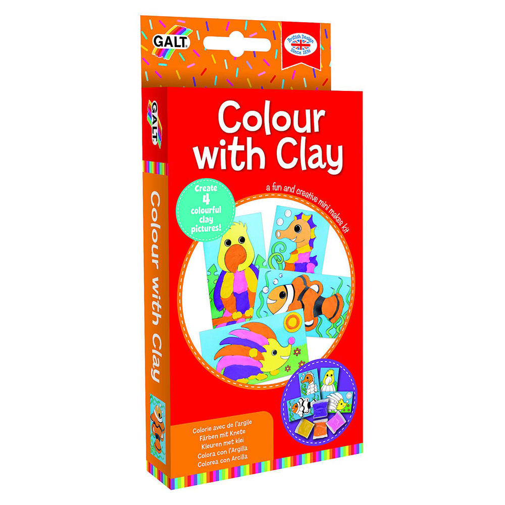 Galt Mini Makes Colour With Clay Kids/Childrens Interactive Activity Toy 5y+ (2 Pack) — image 2