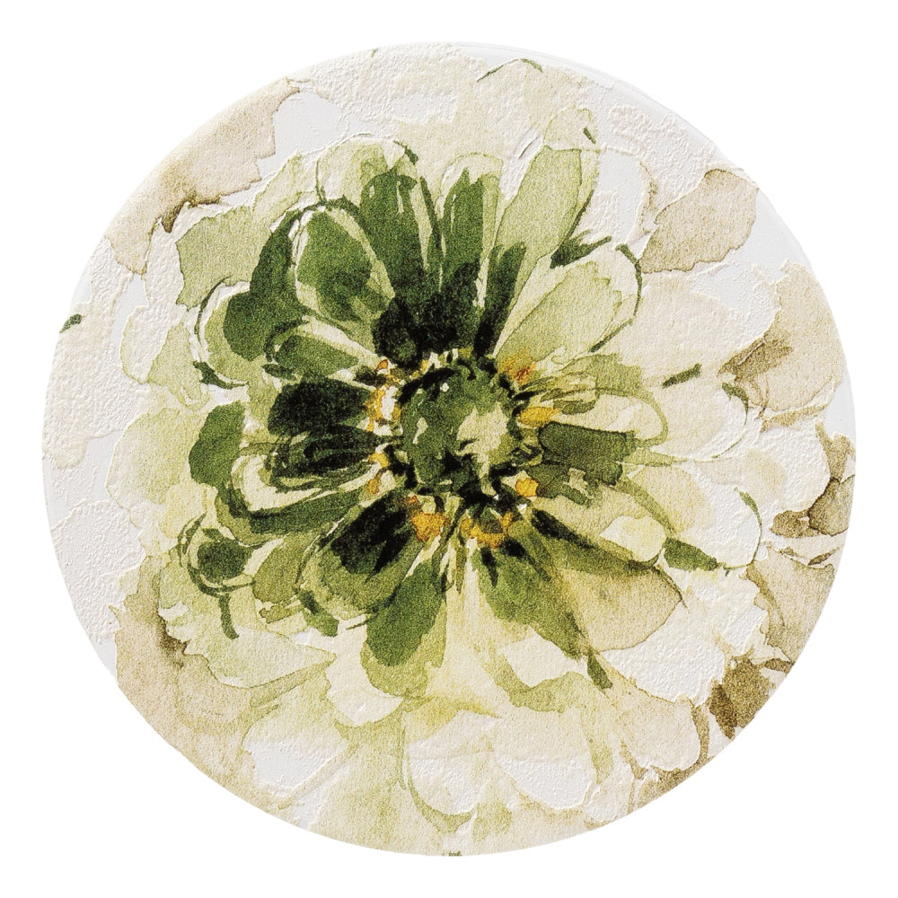 Splosh Greenhouse 11cm Ceramic Succulent Coaster Drink Mat Table Protector Round