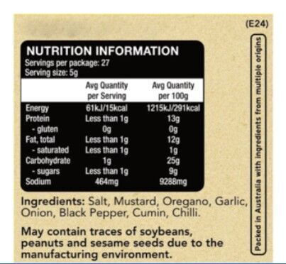 Hot Shot Hot Shots Great Northern Tangy Mustard Herbs & Spices 135g Cooking Seasoning (3 Pack)