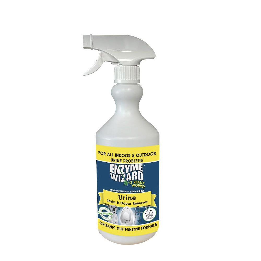 Enzyme Wizard Urine Stain And Odour Remover 750ML Spray Bottle Home Cleaning