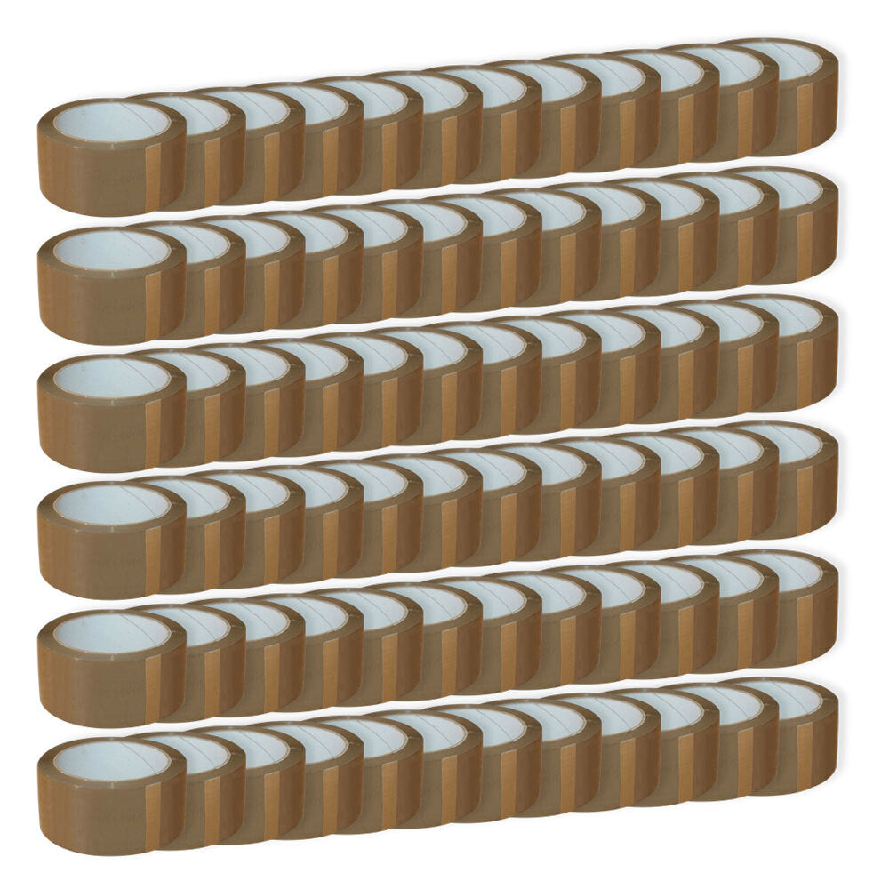 Gusspak Packaging Tape Acrylic Premium Quality Brown 25um x 48mm x 75m (72 Pieces)