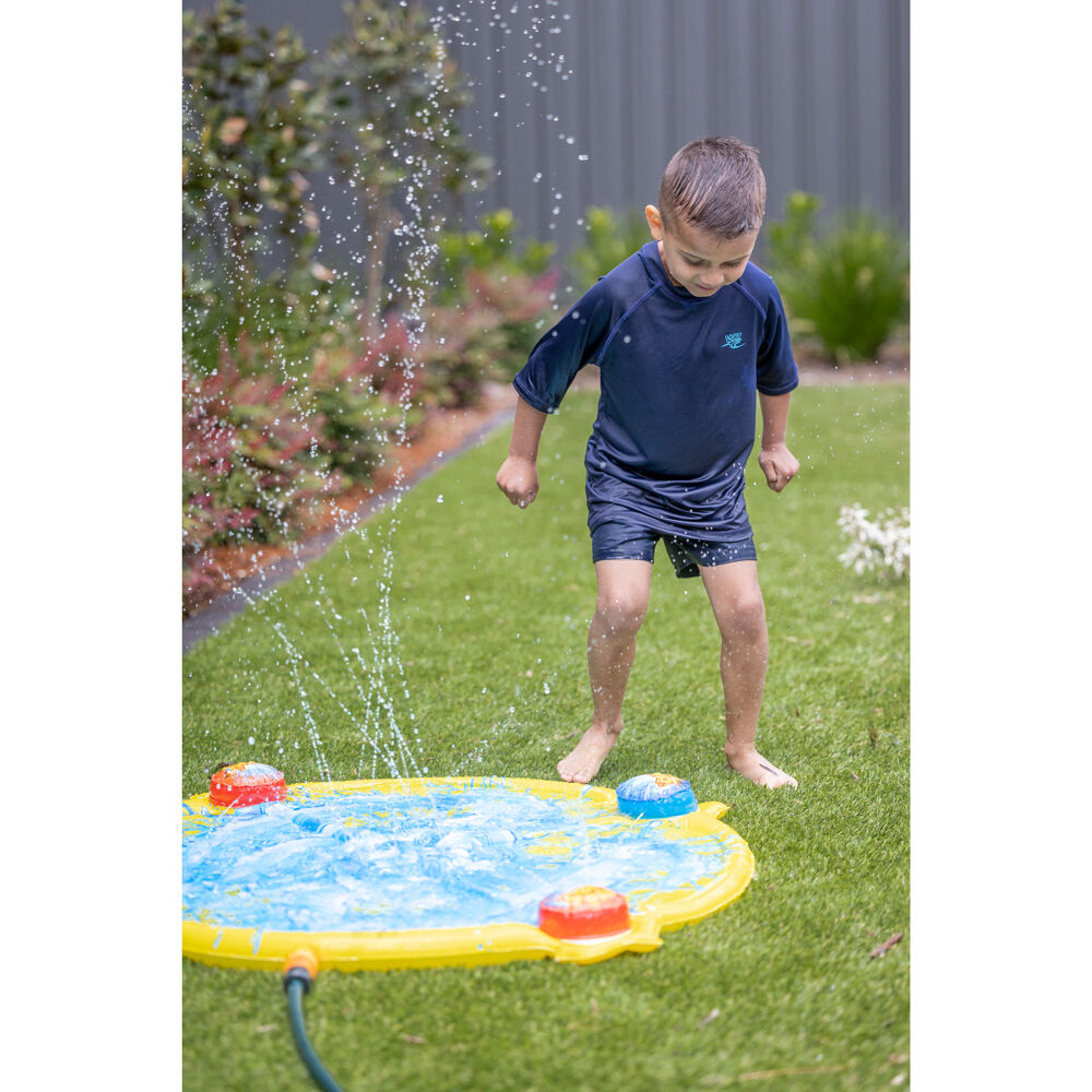 GO Play! Blue Backyard Inflatable Fun Stomp 'N Splash Blast Pad for Kids 3Y+ — image 3