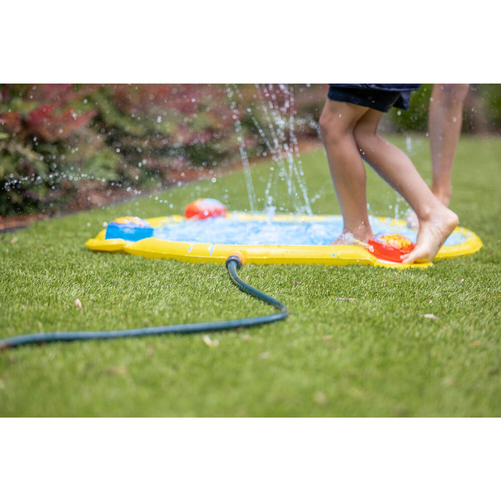 GO Play! Blue Backyard Inflatable Fun Stomp 'N Splash Blast Pad for Kids 3Y+ — image 4
