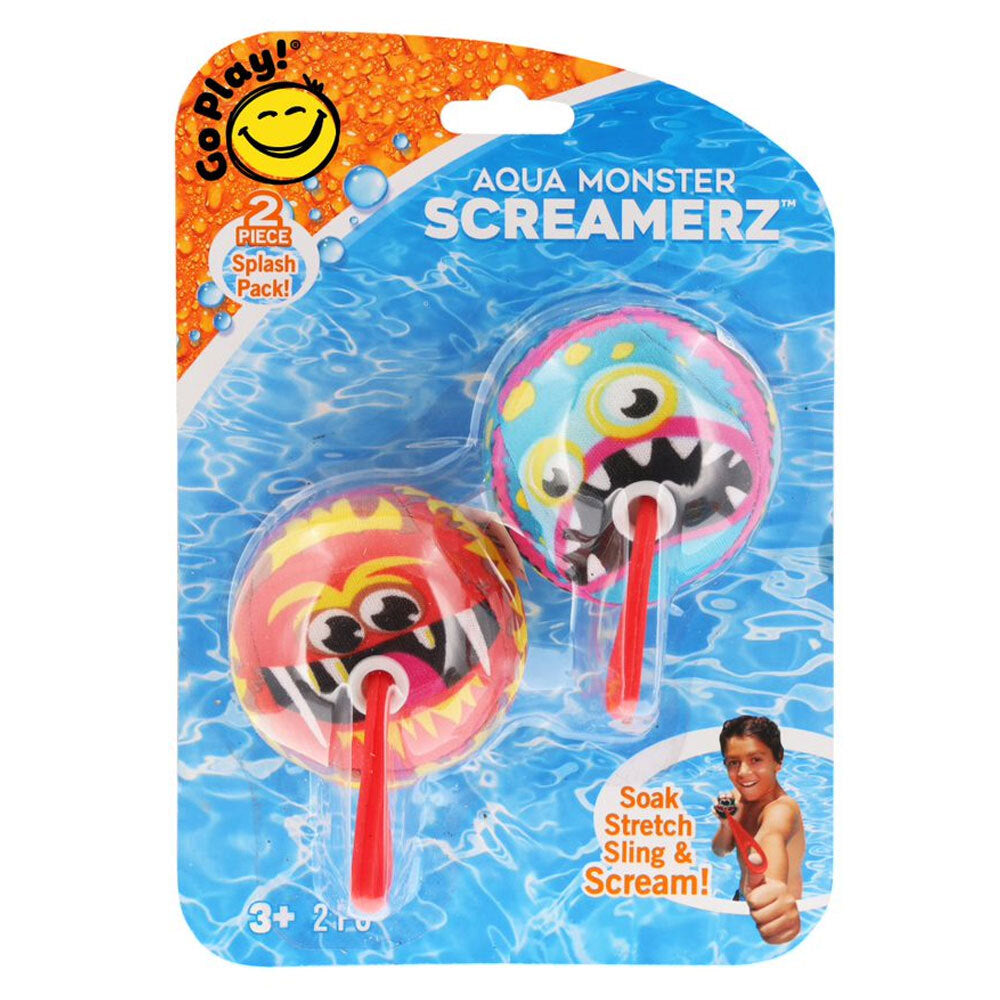 GO Play! Go Play Aqua Monster Screamerz Stretchable Outdoor Pool Fun Toy Kids 3y+ (2 Pack) — image 2
