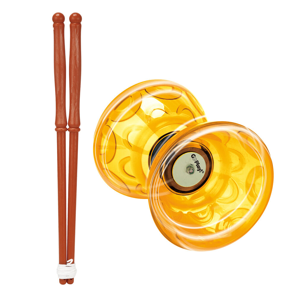 GO Play! Yellow Diabolo Toy for Aspiring Young Circus Performers 6Y+