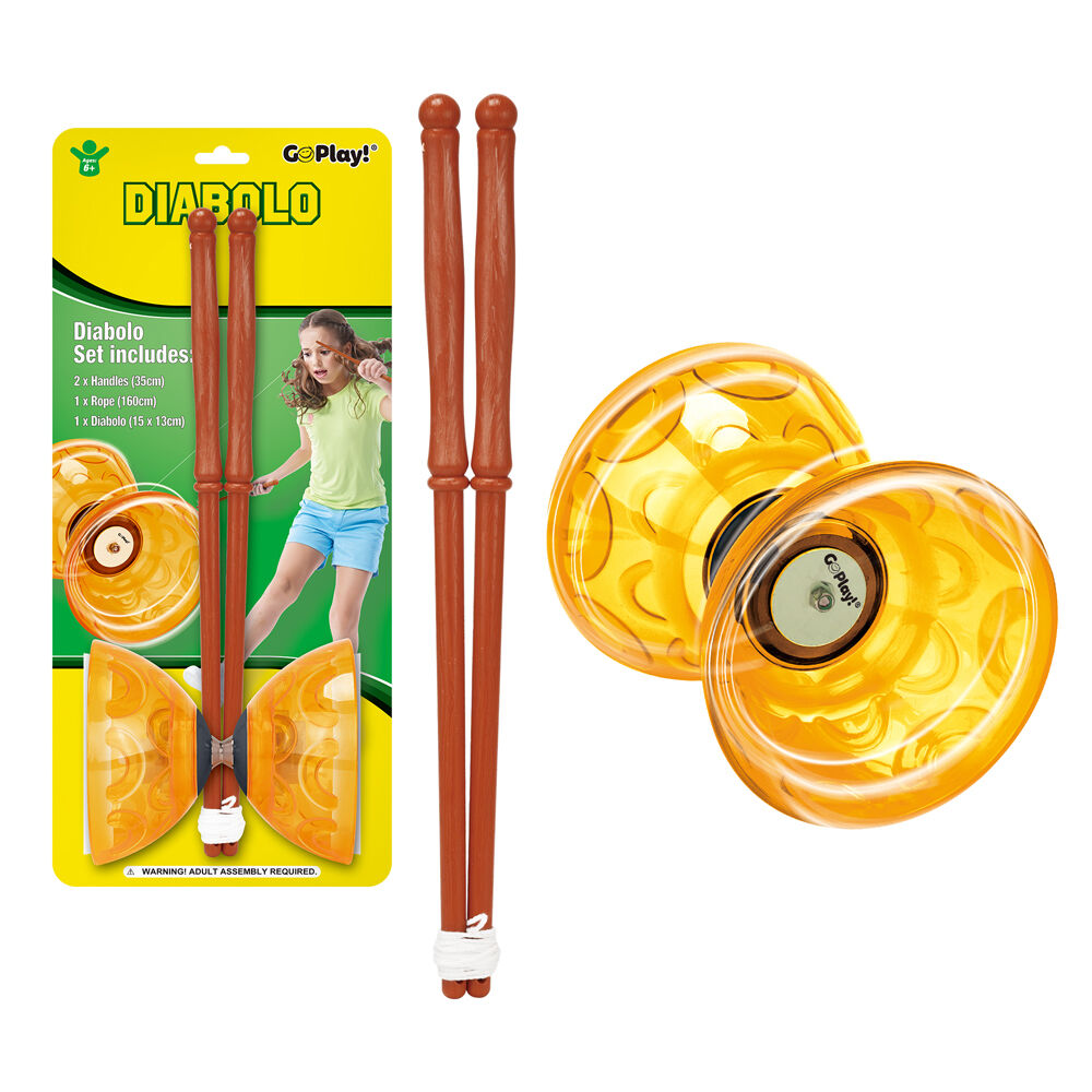 GO Play! Yellow Diabolo Toy for Aspiring Young Circus Performers 6Y+ — image 2