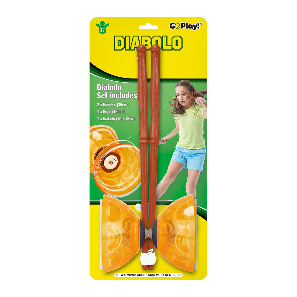 GO Play! Yellow Diabolo Toy for Aspiring Young Circus Performers 6Y+ — image 4