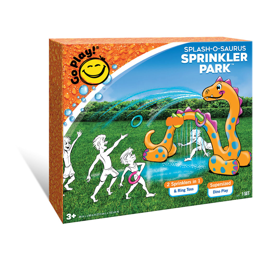 GO Play! Go Play Splash O Saurus Inflatable Sprinkler Park Water Toy Kids — image 3