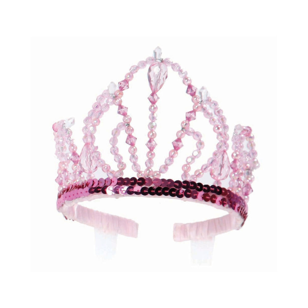 Great Pretenders Beauty Tiara Kids/Girls Head Costume Accessory Pink 3y+ (2 Pack) — image 2