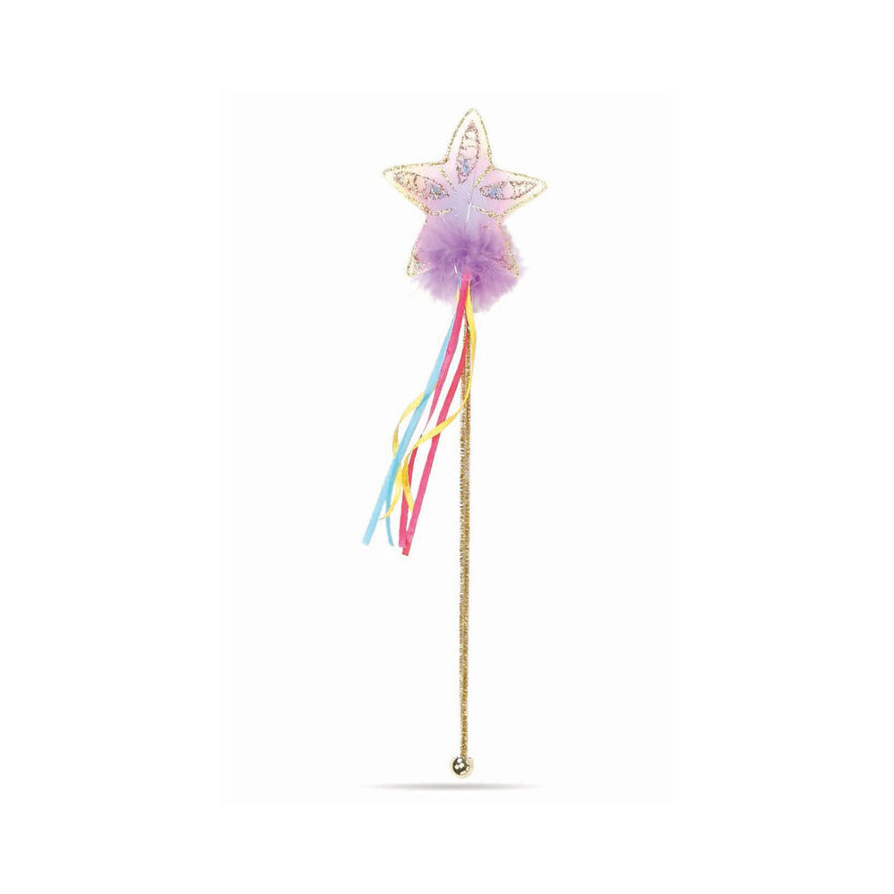 Great Pretenders Multi Pastel & Gold Glitter Rainbow Wand Accessory 3y+ (2 Pack) — image 2