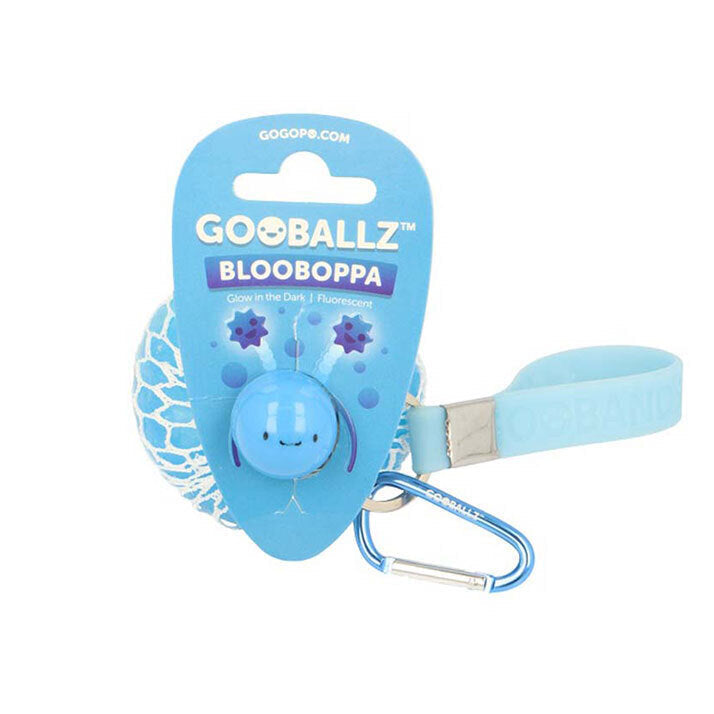 Gooballz Glow in The Dark 6.5cm Toys Wristband Keyring Silicone Kids 3y+ Assort