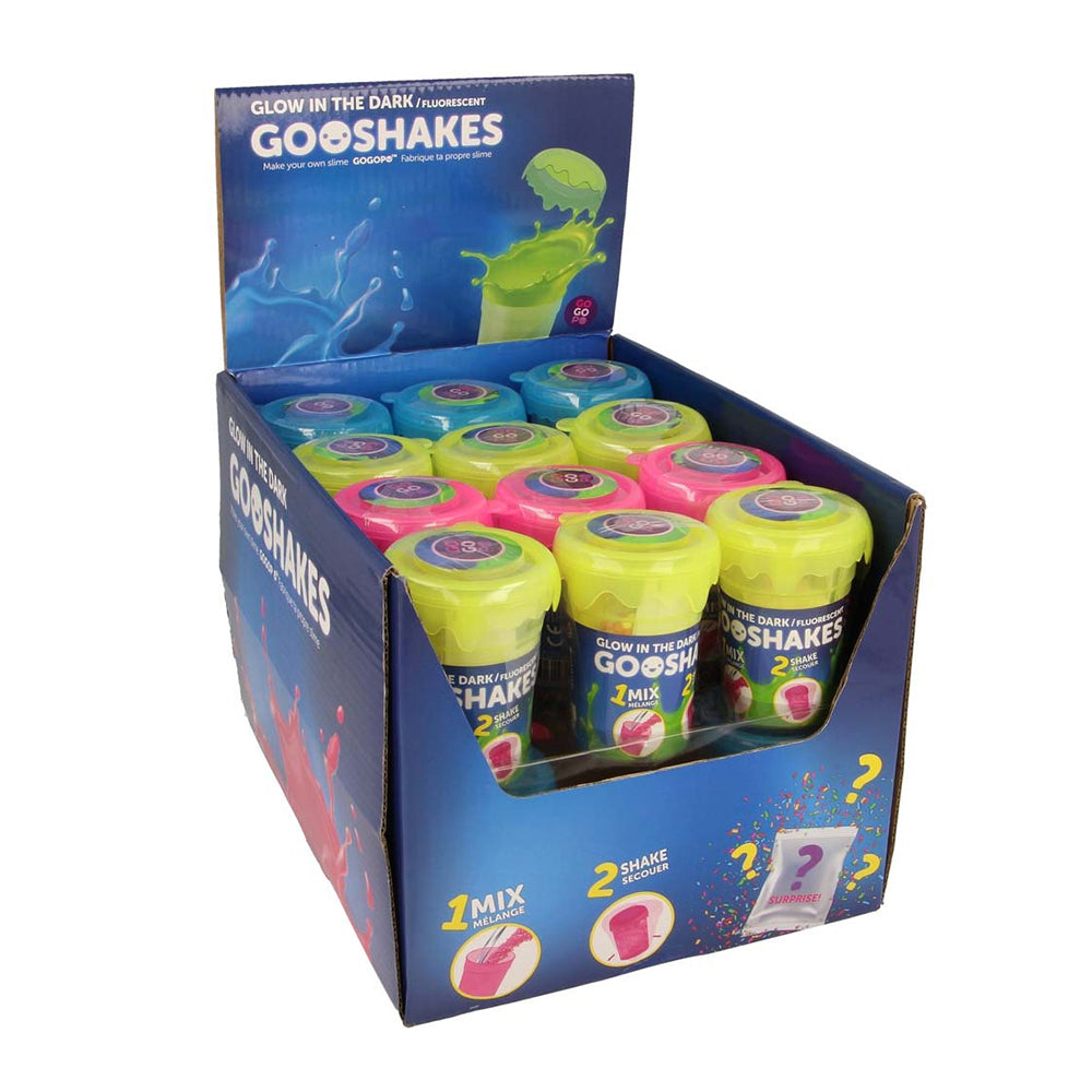 Goobandz Gooshakes Glow 8cm Slime Play Stress Relief Toys Kids/Child 3y+ Asst