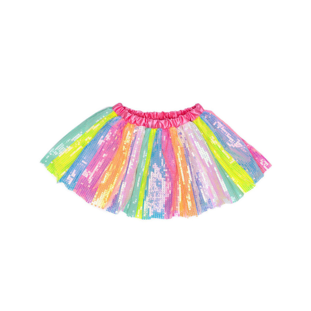 Great Pretenders Stripy Sequins Skirt Size 4-6 Kids Dress-Up Party Costume 4+