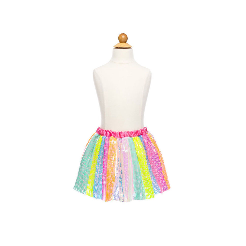 Great Pretenders Stripy Sequins Skirt Size 4-6 Kids Dress-Up Party Costume 4+ — image 2