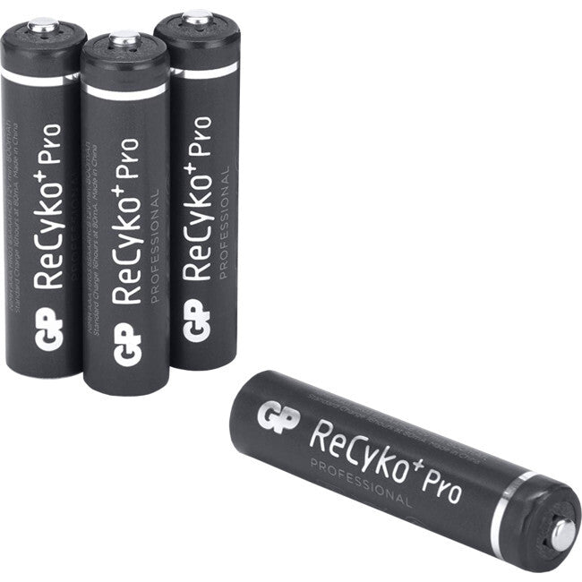 GP ReCyko+ Professional 2000mAh AA Rechargeable 1.2V NiMH Battery f/ Clocks (4 Pieces)