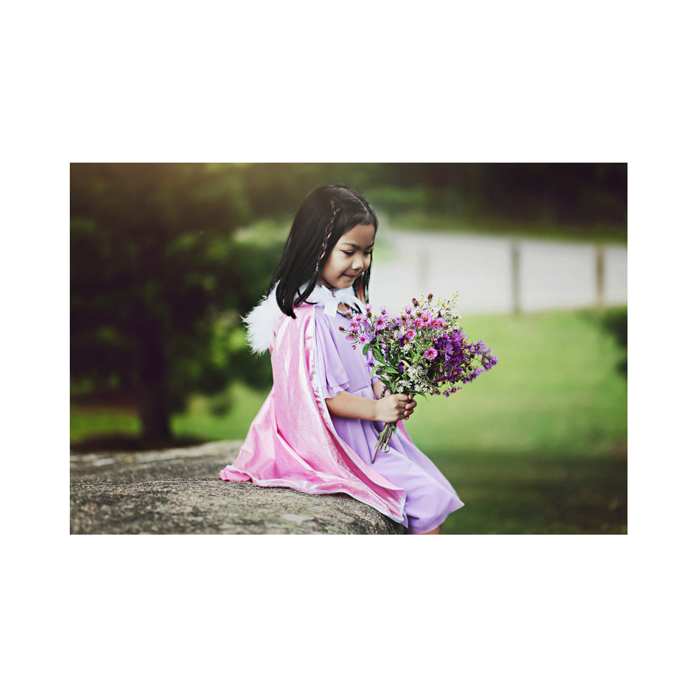 Great Pretenders Sz 4-6 Glitter Princess Hooded Cape Costume Pink Kids 3y+ — image 10