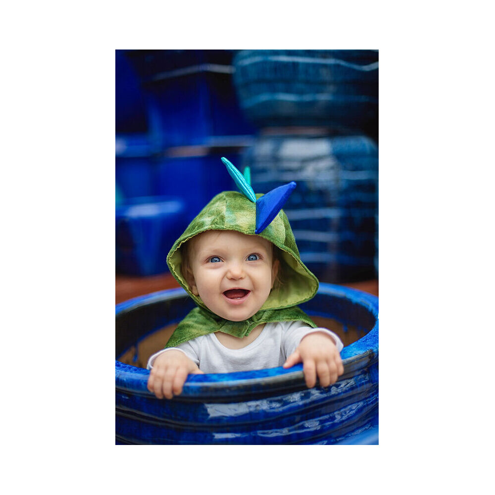 Great Pretenders Size 2-3 Velvet Green Dragon Baby Cape Kids Costume 2y+ — image 5