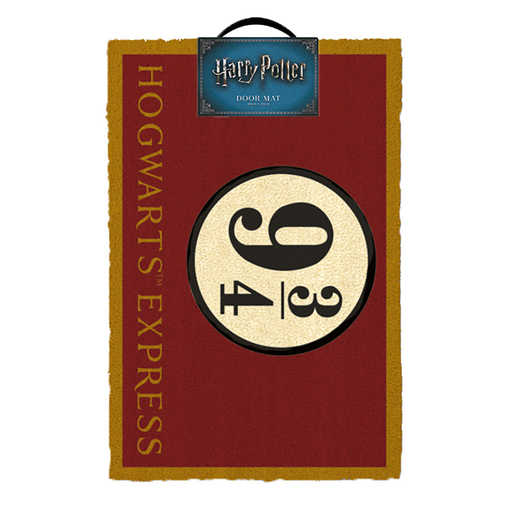 Wizarding World Harry Potter Platform 9 & 3/4 Themed Front Door Entrance Doormat