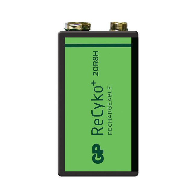 GP ReCyko+ 200 Series 200mAh Rechargeable LSD 9V NiMH Battery for Clocks