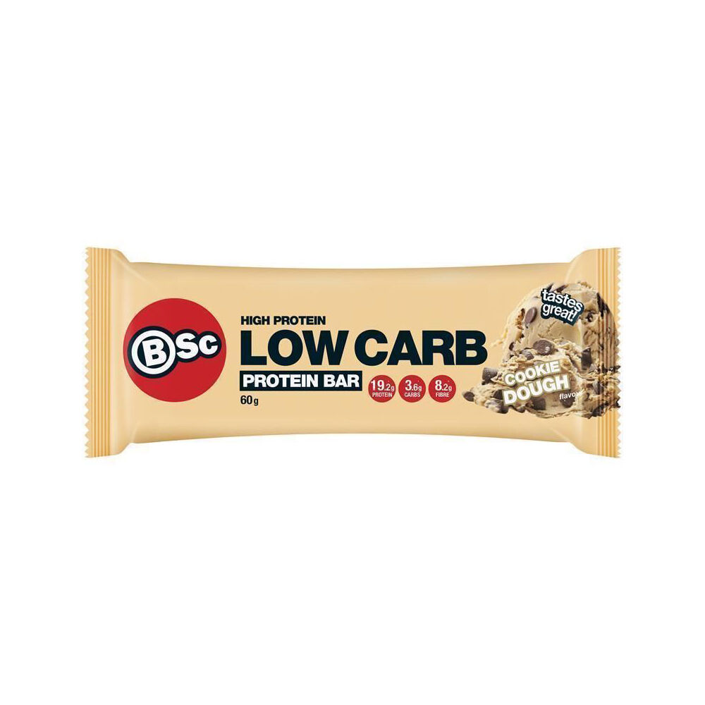 BSc High Protein Low Carb Bar No Added Sugar 60g Serve Cookie Dough (12 Pack) — image 2