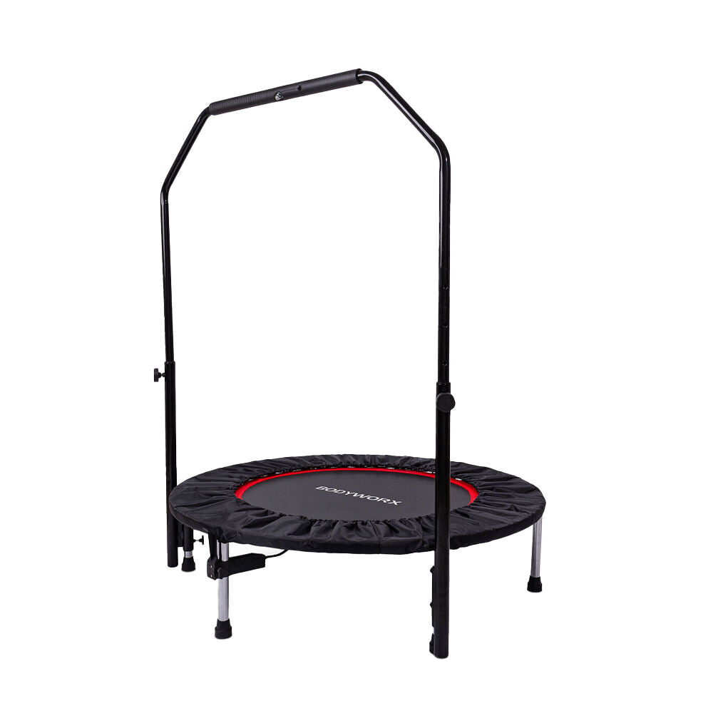 Bodyworx Rebounder Trampoline With Padded Handlebar 40in Home Fitness 120 kg