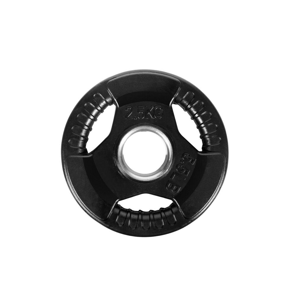 Hacienda Standard Rubber Ezy Grip Disc Weight Plates 2 Pack 2.5kg 30mm — image 2