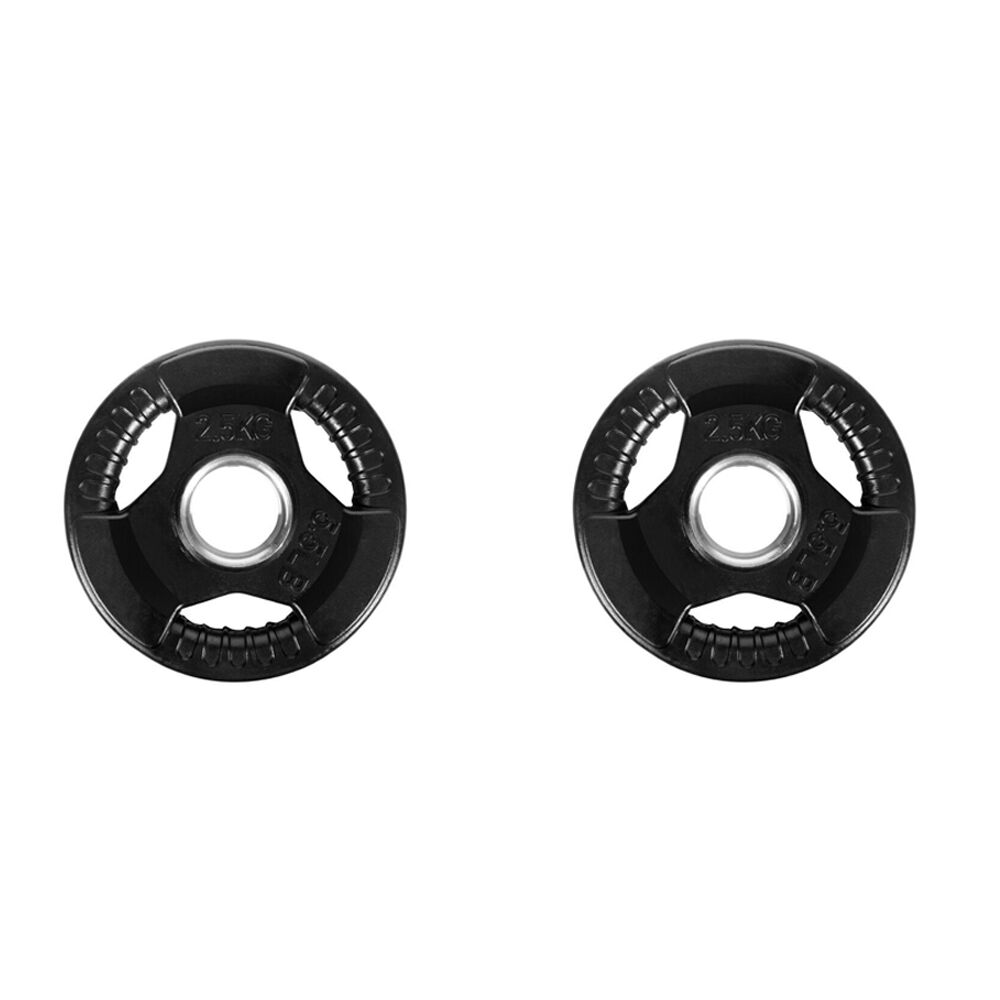 Hacienda Standard Rubber Ezy Grip Disc Weight Plates 2 Pack 2.5kg 30mm